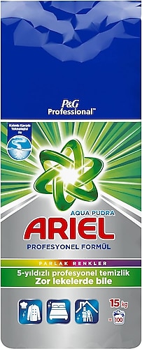 Ariel Professional Parlak Renkler 15 kg Toz Deterjan