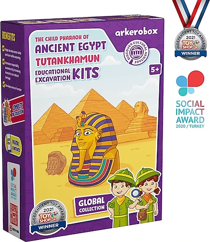 Arkerobox Eğitici Kazı Seti Global Koleksiyon Tutankhamun