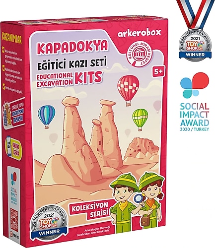 Arkerobox Eğitici Kazı Seti Koleksiyon Serisi Kapadokya