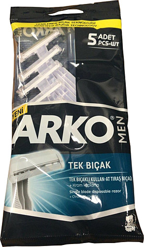 Arko Men T1 Tek Bıçak Kullan At 5'li Tıraş Bıçağı