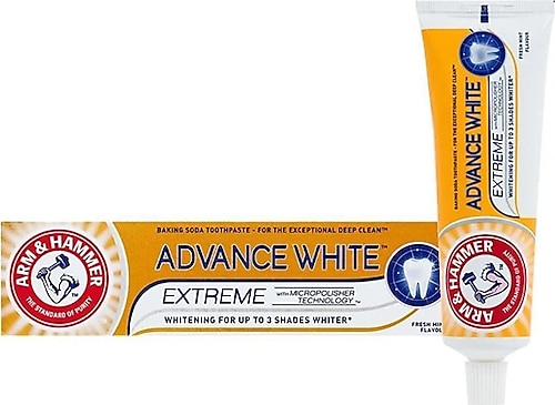 Arm & Hammer Advance White 3 Tona Kadar Beyazlatıcı Florürlü Diş Macunu 75 ml