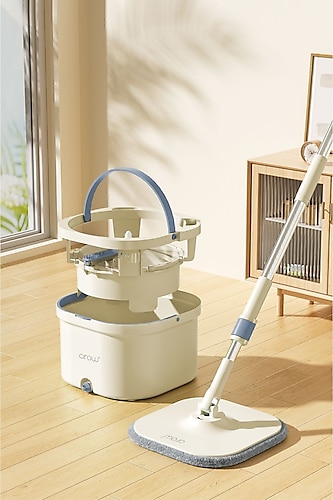 AROW Clean Master Temizlik Seti Temiz & Kirli Suyu Ayırma Özelliği 2 Bez Yedekli Su Yeşili