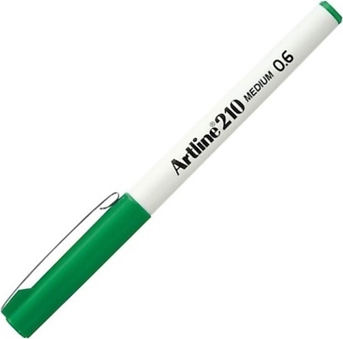 Artline 210 Fineliner 0.6 mm Orta Uçlu Keçeli Kalem