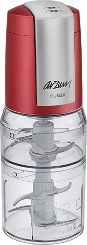 Arzum AR189 Dublex Çift Hazneli Kırmızı 500 W Doğrayıcı