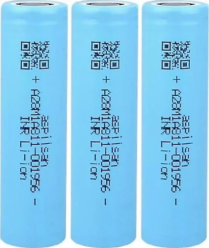 ASPİLSAN Aspilsan INR18650A28 - 3.7V 2800 mAh Li-ion Şarjlı Pil - 25A 3 Lü Paket