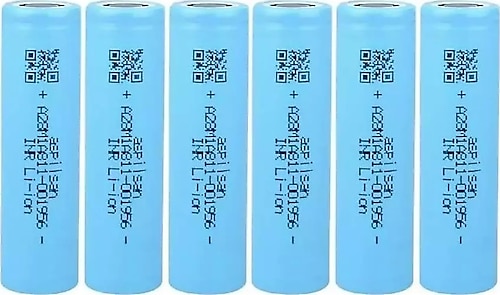 Aspilsan INR18650A28 - 3.7V 2800 mAh Li-ion Şarjlı Pil - 25A 6'Lı Paket