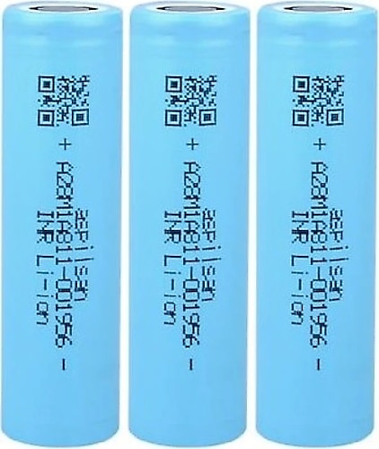 Aspilsan INR18650A28 - 3.7V 2800 Mah Li-Ion Şarjlı Pil - 5c 3 Lü Paket