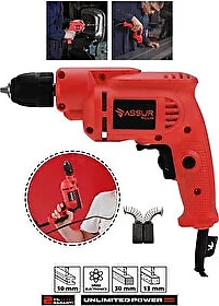Assur 240V 60Hz Profesional 580W Metal Şanzıman 10Mm Elektrikli Matkap