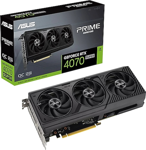 Asus RTX 4070 Super Prime OC Edition PRIME-RTX4070S-O12G 192 Bit GDDR6X 12 GB Ekran Kartı