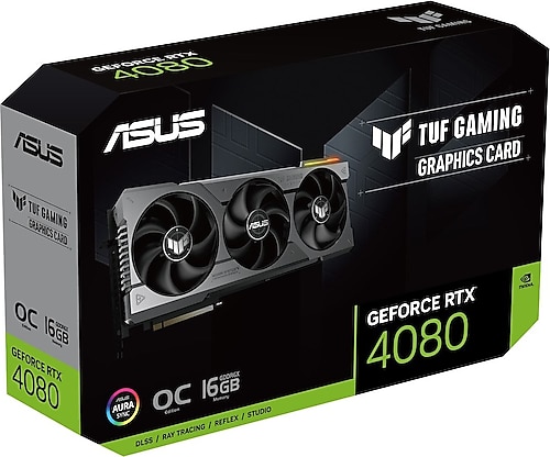 Asus RTX 4080 Tuf Gaming OC TUF-RTX4080-O16G-GAMING 256 Bit GDDR6X 16 GB Ekran Kartı