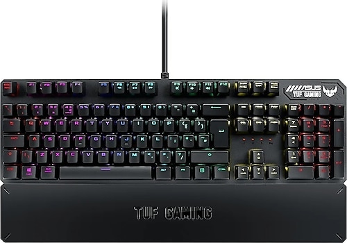 Asus TUF K3 AURA Red Switch Kablolu Mekanik Oyuncu Klavyesi