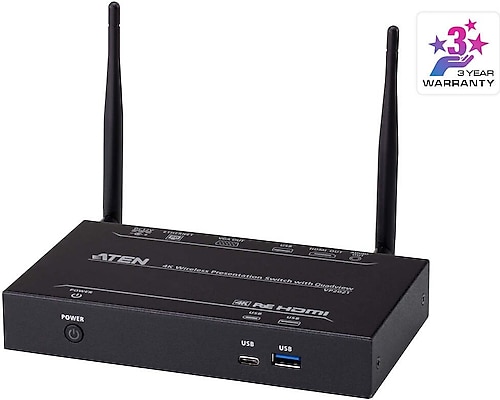 Aten 4K Wireless Presentation Switch with Quad View