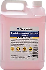Avansas Clean 5 kg Sıvı El Sabunu - Pembe