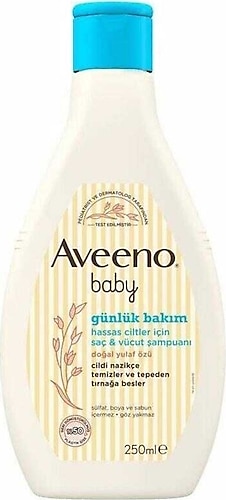 Aveeno Baby Günlük Bakım Saç ve Vücut Şampuanı 250 ml