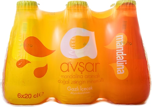 Avşar Mandalina Aromalı Maden Suyu 6x200 ml