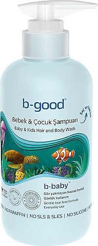 B-Good B-Baby Bebek ve Çocuk Saç ve Vücut Şampuanı 200 ml