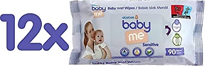 Baby&Me Sensitive 90 Yaprak 12'li Paket Islak Mendil