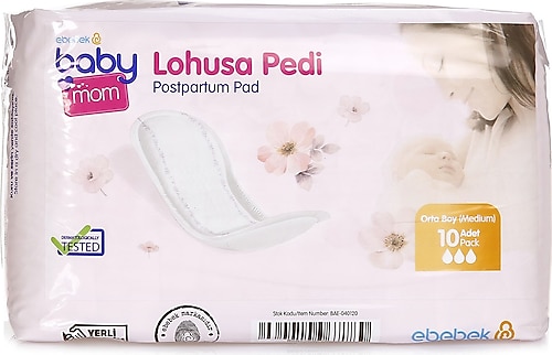 Baby&Mom Orta Boy (M) 10'lu Lohusa Pedi