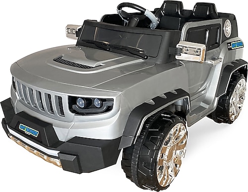 Baby&Toys Samy Discovery 4x2 Uzaktan Kumandalı Gri 12 V Akülü Araba