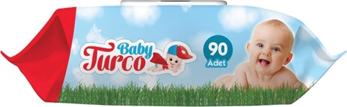 Baby Turco Klasik 90 Yaprak Islak Havlu Mendil