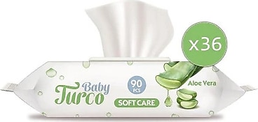Baby Turco Softcare Aloe Vera 90 Yaprak 36'lı Paket Islak Bebek Havlusu