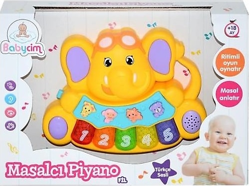 Babycim Fil Masalcı Piyano