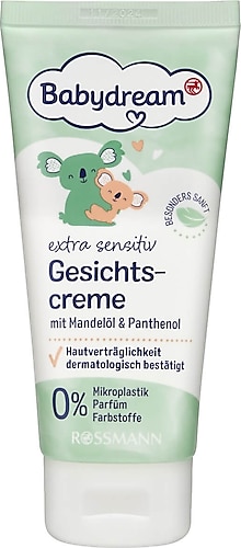 BABYDREAM Bebek Yüz Bakım Kremi Çok Hassas Cilt, Badem Yağlı 100 ml
