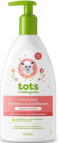 Babyganics Tots Kıvırcık Saçlar İçin 2si 1 Arada Bebek Şampuanı 3