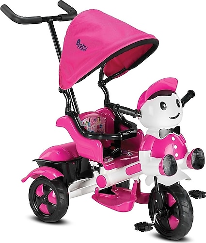 Babyhope 125 Yupi Pembe-Beyaz 3 Tekerlekli Bisiklet