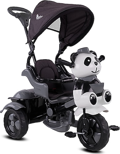 Babyhope 127 Little Panda Gri 3 Tekerlekli Bisiklet