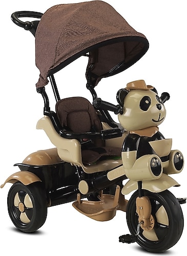 Babyhope 127 Little Panda Kahverengi 3 Tekerlekli Bisiklet