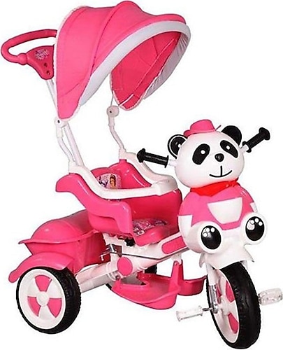 Babyhope 127 Little Panda Pembe-Beyaz 3 Tekerlekli Bisiklet