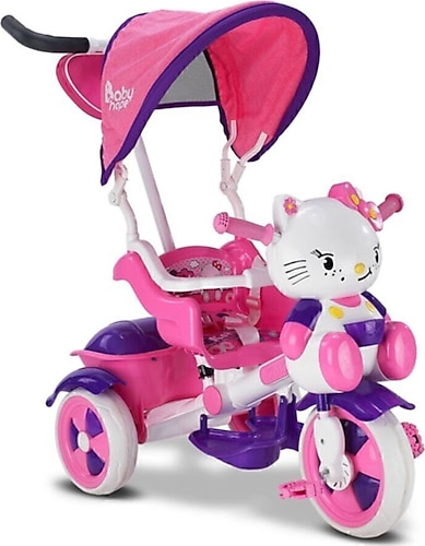 BabyHope Pembe Kety Üçteker Bebek bisiklet