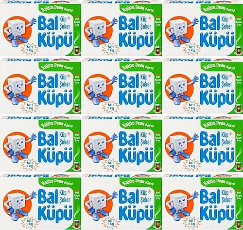 Balküpü Küp Şeker 1 kg 12'li