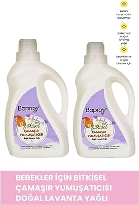 Baproy Baby Lavanta Yağlı Çamaşır Yumuşatıcısı 1000 ml 2 Adet