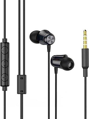Baseus Encok H13 Mavi Mikrofonlu Kulak İçi Kulaklık
