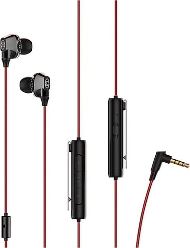 Baseus NGH08-91 Kırmızı Mikrofonlu Kulak İçi Oyuncu Kulaklığı