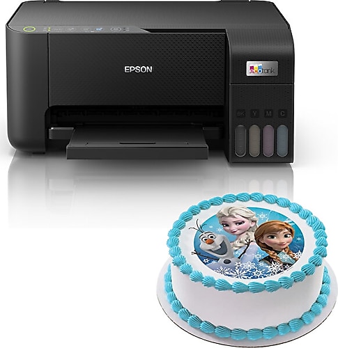 Baskistan Epson Gıda Mürekkepli Resimli Pasta Yazıcısı - Siyah