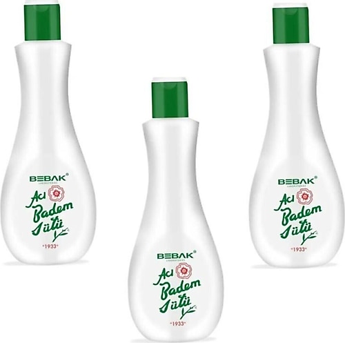 Bebak Acı Badem Sütü 215 ml 3 Adet
