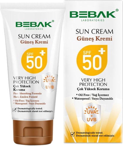 Bebak Nemlendirici 50 Faktör Güneş Kremi 75 ml