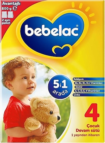 Bebelac 4 Çocuk Devam Sütü 800 gr