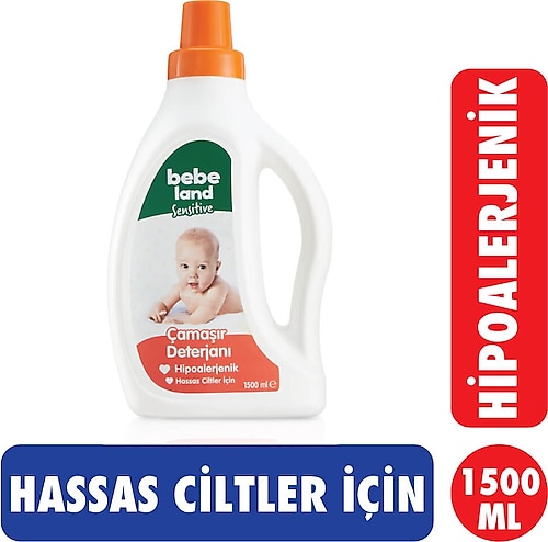 Bebeland Sensitive Sıvı Çamaşır Deterjanı 1500 ml