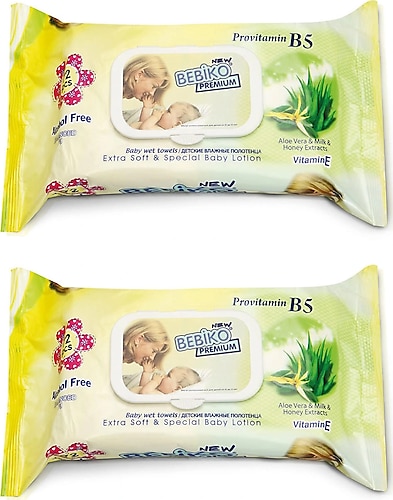 Bebiko Losyonlu 72 Yaprak 6'lı Paket Islak Mendil