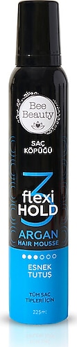 Bee Beauty Argan Yağlı Esnek Tutuş Saç Köpüğü 225 ml