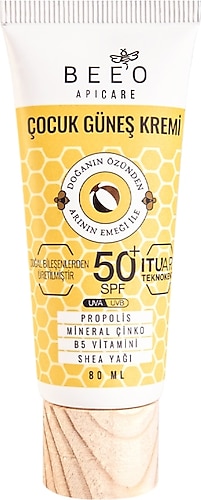 Bee'o Apicare Propolisli 50 Faktör Çocuk Güneş Kremi 80 ml
