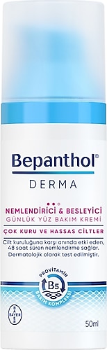 Bepanthol Derma Nemlendirici ve Besleyici Günlük Yüz Bakım Kremi 50 ml