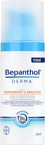 Bepanthol Derma Nemlendirici ve Besleyici Spf 25 50 ml Yüz Bakım Kremi