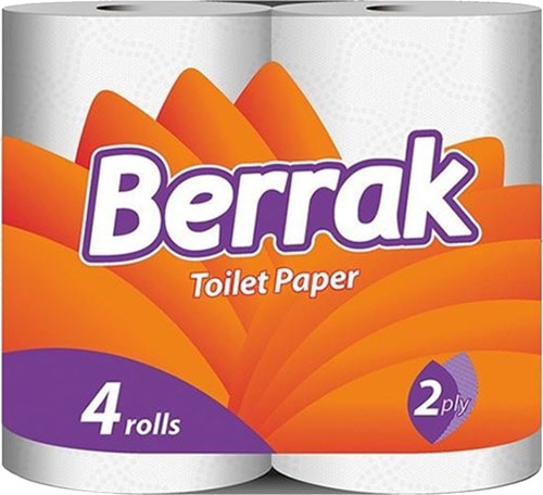 Berrak 2 Katlı 4'lü Tuvalet Kağıdı