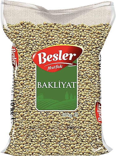 Besler 10 kg Yeşil Mercimek
