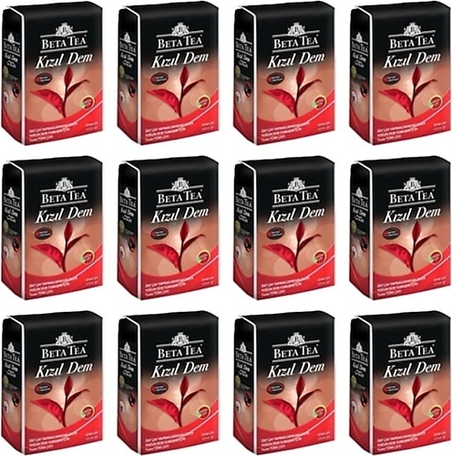 Beta Tea Kızıl Dem 1 kg 12'li Çay